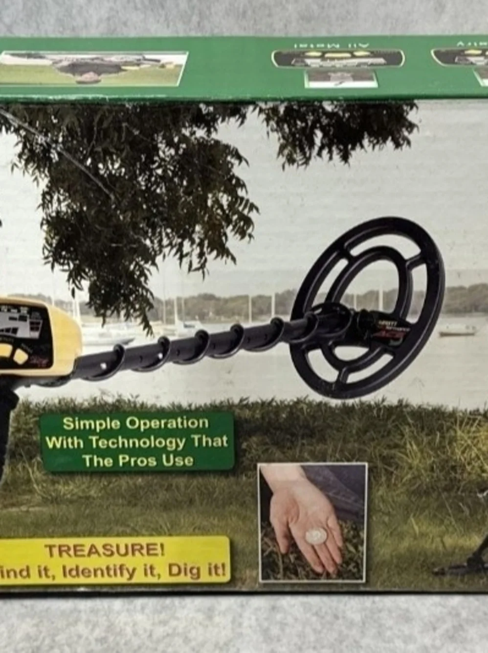 ACE 150 Metal Detector in Yellow